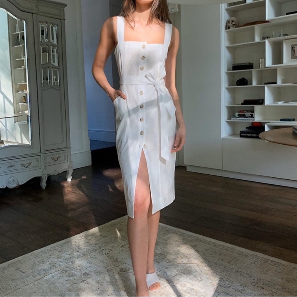 Aritzia Babaton Kofi Dress in White